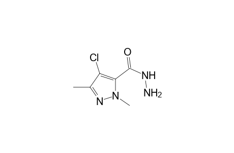 Pyrazole-5-carbohydrazide, 4-chloro-1,3-dimethyl-