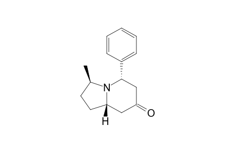 (3R*,5S*,8aS*)-3-methyl-5-phenyloctahydroindolizin-7-one