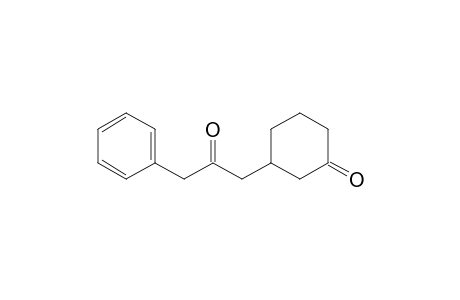 Cyclohexanone, 3-(2-oxo-3-phenylpropyl)-
