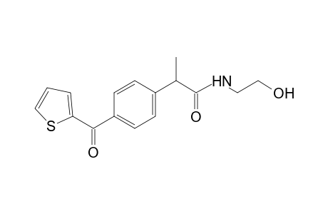 N-(2-hydroxyethyl)-p-(2-thenoyl)hydratropamide