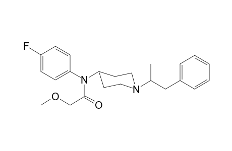N-4-Fluorophenyl-2-methoxy-N-[1-(1-phenylpropan-2-yl)piperidin-4-yl]acetamide