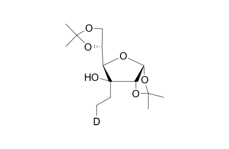 3-C-(2-Deuterioethyl)-1,2:5,6-di-O-isopropylidenr-.alpha.,D-glucofuranose