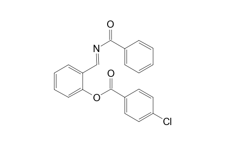 (E)-2-((Benzoylimino)methyl)phenyl 4-chlorobenzoate