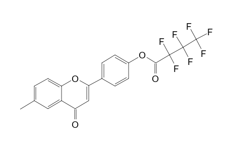 4'-(Heptafluorobutyryl)oxy-6-methylflavone