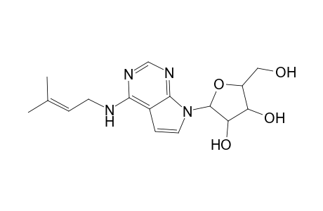 7H-Pyrrolo[2,3-d]pyrimidin-4-amine, N-(3-methyl-2-butenyl)-7-.beta.-D-ribofuranosyl-