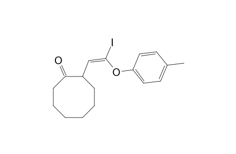 2-[1-Iodo-1-(4-methylphenyloxy)ethylene]cyclooctanone