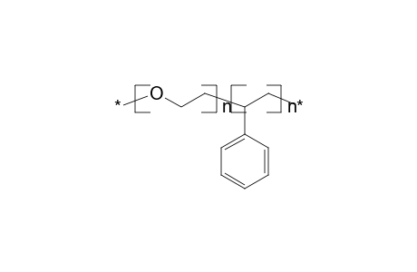 Poly(oxyethylene-b-polystyrene), four-armed