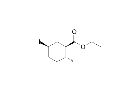 Ethyl (1R,2R,5R)-5-iodo-2-methylcyclohexane-1-carboxylate