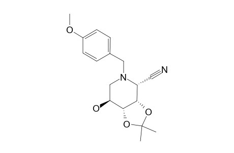2,6-DIDEOXY-2,6-IMINO-3,4-O-ISOPROPYLIDENE-2-N-(4-METHOXYBENZYL)-L-GALACTONONITRILE