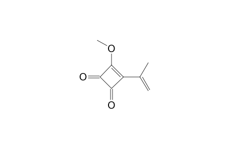 3-Methoxy-4-(1-propen-2-yl)-3-cyclobutene-1,2-dione