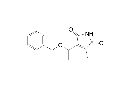 2-Methyl-3-[1'-(1"-phenylethoxy)ethyl]maleimide