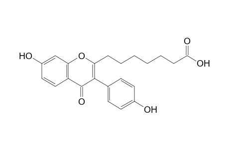 7-[3-(4-hydroxyphenyl)-7-oxidanyl-4-oxidanylidene-chromen-2-yl]heptanoic acid