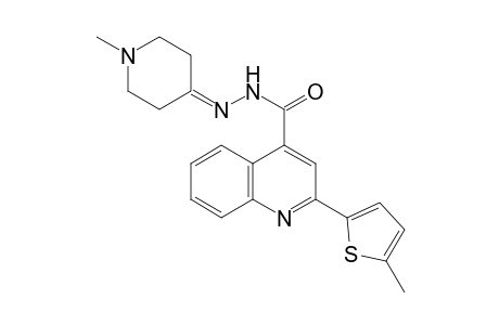2-(5-Methyl-thiophen-2-yl)-quinoline-4-carboxylic acid (1-methyl-piperidin-4-ylidene)-hydrazide