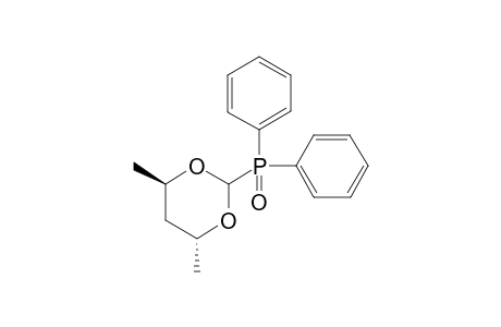 trans-2-Diphenylphosphinoyl-t-4,t-6-dimethyl-1,3-dioxane