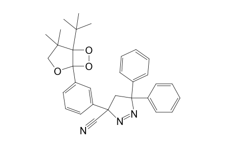 5-tert-Butyl-1-[3-(3-cyano-4,5-dihydro-5,5-diphenyl-3H-pyrazol-3-yl)phenyl]-4,4-dimethyl-2,6,7-trioxabicyclo[3.2.0]heptane