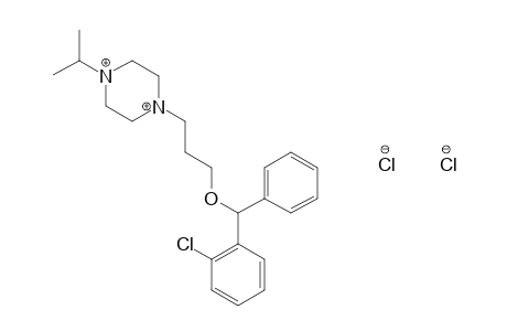 1-{3-[(o-CHLOROPHENYL)PHENYLMETHOXY]PROPYL}-4-ISOPROPYLPIPERAZINE,DIHYDROCHLORIDE