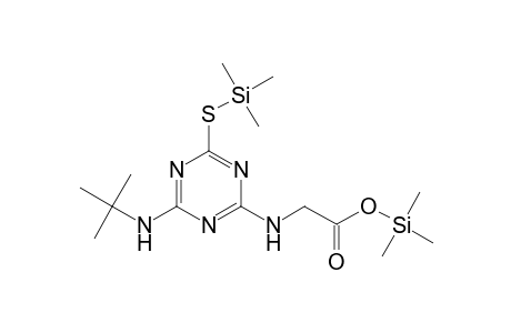 Glycine, N-[4-[(1,1-dimethylethyl)amino]-6-[(trimethylsilyl)thio]-1,3,5-triazi n-2-yl]-, trimethylsilyl ester