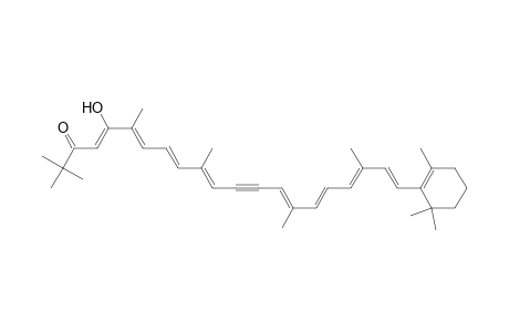 4,6,8,10,14,16,18,20-Heneicosaoctaen-12-yn-3-one, 5-hydroxy-2,2,6,10,15,19-hexamethyl-21-(2,6,6-trimethyl-1-cyclohexen-1-yl)-, (Z,E,E,E,E,E,E,E)-