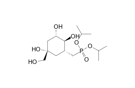 [1R-(1.alpha.,3.alpha.,4.beta.,5.alpha.)]-1-(Hydroxymethyl)-5-[(diisopropoxyphosphinyl)methyl]cyclohexan-1,3,4-triol