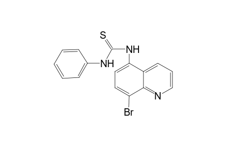 N-(8-bromo-5-quinolinyl)-N'-phenylthiourea