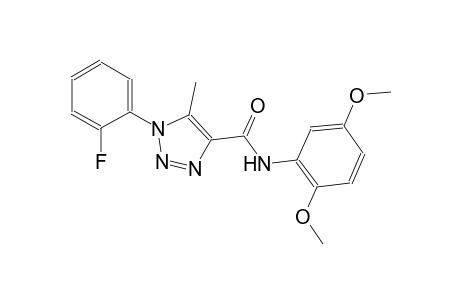 1H-1,2,3-triazole-4-carboxamide, N-(2,5-dimethoxyphenyl)-1-(2-fluorophenyl)-5-methyl-