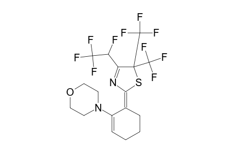 2-(2-MORPHOLINO-2-CYCLOHEXENE-1-YLIDENE)-2,5-DIHYDRO-4-(1,2,2,2-TETRAFLUOROETHYL)-5,5-BIS-(TRIFLUOROMETHYL)-1,3-THIAZOLE