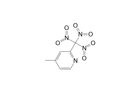 2-(Trinitromethyl)-4-methylpyridine