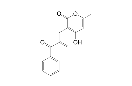 3-(2-Benzoylallyl)-4-hydroxy-6-methylpyran-2-one
