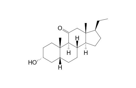 3.alpha-hydroxy-5.beta.-pregnan-11-one
