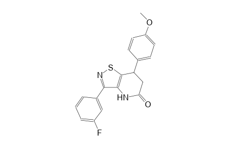 isothiazolo[4,5-b]pyridin-5(4H)-one, 3-(3-fluorophenyl)-6,7-dihydro-7-(4-methoxyphenyl)-