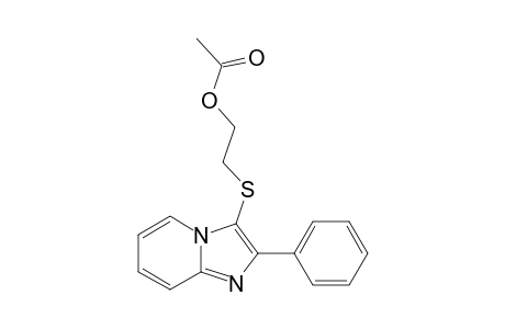 2-[(2-Phenylimidazo[1,2-a]pyridin-3-yl)thio]ethyl acetate