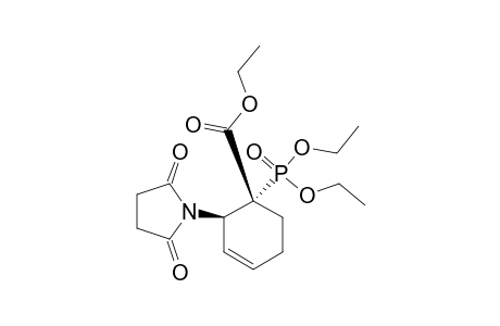 TRANS-3-SUCCINIMIDO-4-DIETHYLPHOSPHONO-4-METHOXYCARBONYLCYCLOHEX-1-ENE;MINOR-ISOMER