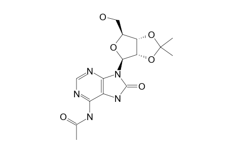 6-N-ACETYL-2',3'-O-ISOPROPYLIDENE-8-OXOADENOSINE
