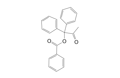 Benzoic acid 2-oxo-1,1-diphenyl-propyl ester