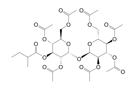 .alpha.-D-Glucopyranose, 1-o-(3-o-(2-methylbutanoyl)-.alpha.-D-glucopyranosyl), 7ac derivative