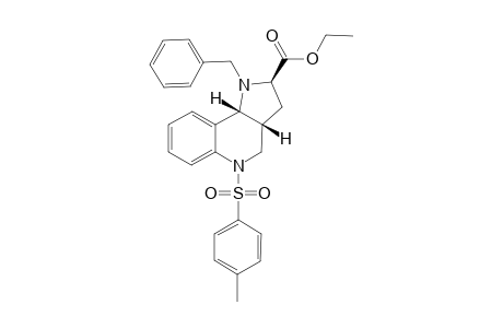 ETHYL-(2R*,3AR*,9BR*)-1-BENZYL-5-(4-TOLUENESULFONYL)-2,3,3A,4,5,9B-HEXAHYDRO-1H-PYRROLO-[3,2-C]-QUINOLINE-2-CARBOXYALTE