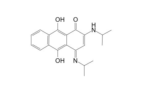 2-Isopropylamino-4-isopropylimino-9,10-dihydroxy-1,4-anthraquinone