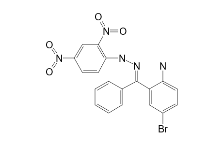 Benzophenone, 2-amino-5-bromo-, 2,4-dinitrophenylhydrazone