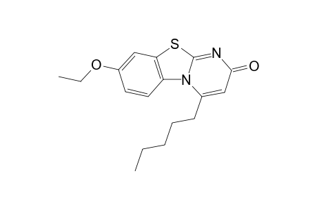 8-Ethoxy-4-pentyl-2H-pyrimido[2,1-b]benzothiazol-2-one