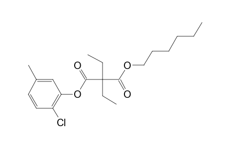 Diethylmalonic acid, 2-chloro-5-methylphenyl hexyl ester