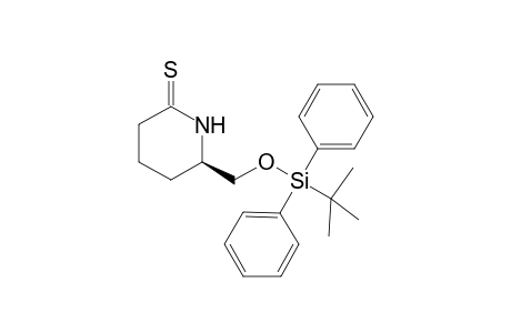 (6R)-6-({[tert-butyl(diphenyl)silyl]oxy}methyl)-2-piperidinethione