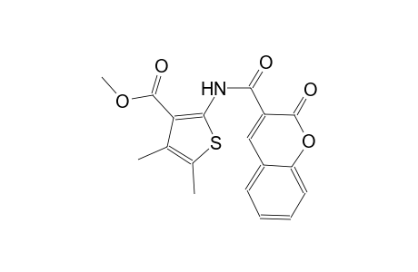 methyl 4,5-dimethyl-2-{[(2-oxo-2H-chromen-3-yl)carbonyl]amino}-3-thiophenecarboxylate