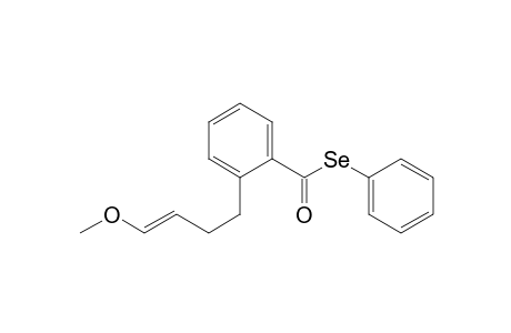 Se-Phenyl 2-(4-methoxy-3-butenyl)benzenecarboselenoate