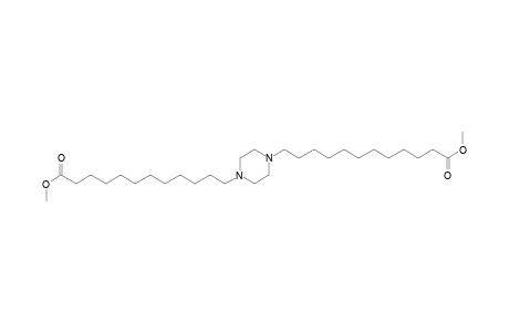 Dimethyl 12,12'-(piperazine-1,4-diyl)didodecanoate