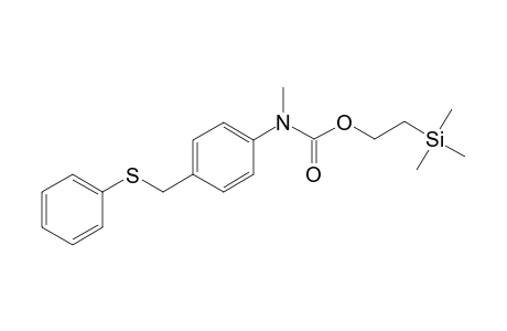 2-(Trimethylsilyl)ethyl N-methyl-N-[(4'-(phenylthiomethyl]phenyl]-carbamate
