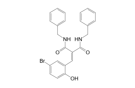 2-(5-BROMO-2-HYDROXYBENZYLIDENE)-N,N'-DIBENZYLMALONAMIDE