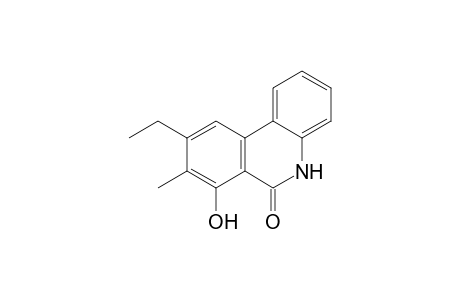 9-Ethyl-7-hydroxy-8-methylphenanthridin-6(5H)-one