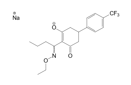 2-Cyclohexen-1-one, 2-[1-(ethoxyimino)butyl]-3-hydroxy-5-[4-(trifluoromethyl)phenyl]-, sodium salt