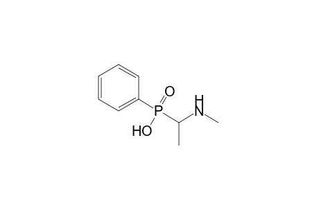 [1-(methylamino)ethyl]phenylphosphinic acid