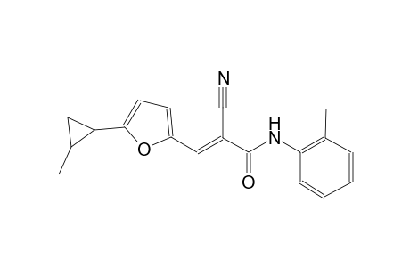 (2E)-2-cyano-3-[5-(2-methylcyclopropyl)-2-furyl]-N-(2-methylphenyl)-2-propenamide